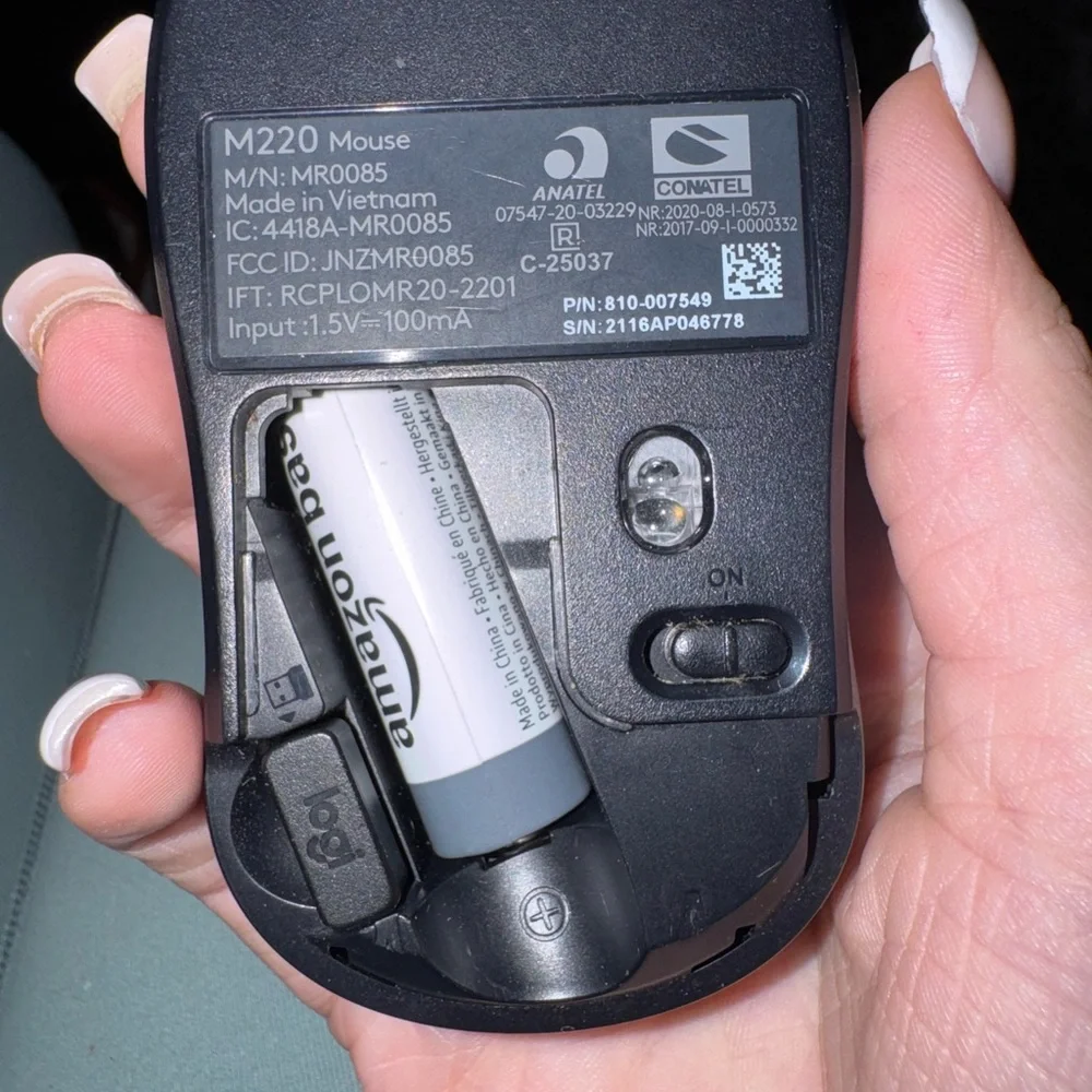 Logitech Black Wireless Mouse